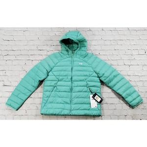 Under Armour Armour Down 2.0 Jacket Green 1372648 337 WOMENS SIZE SMALL